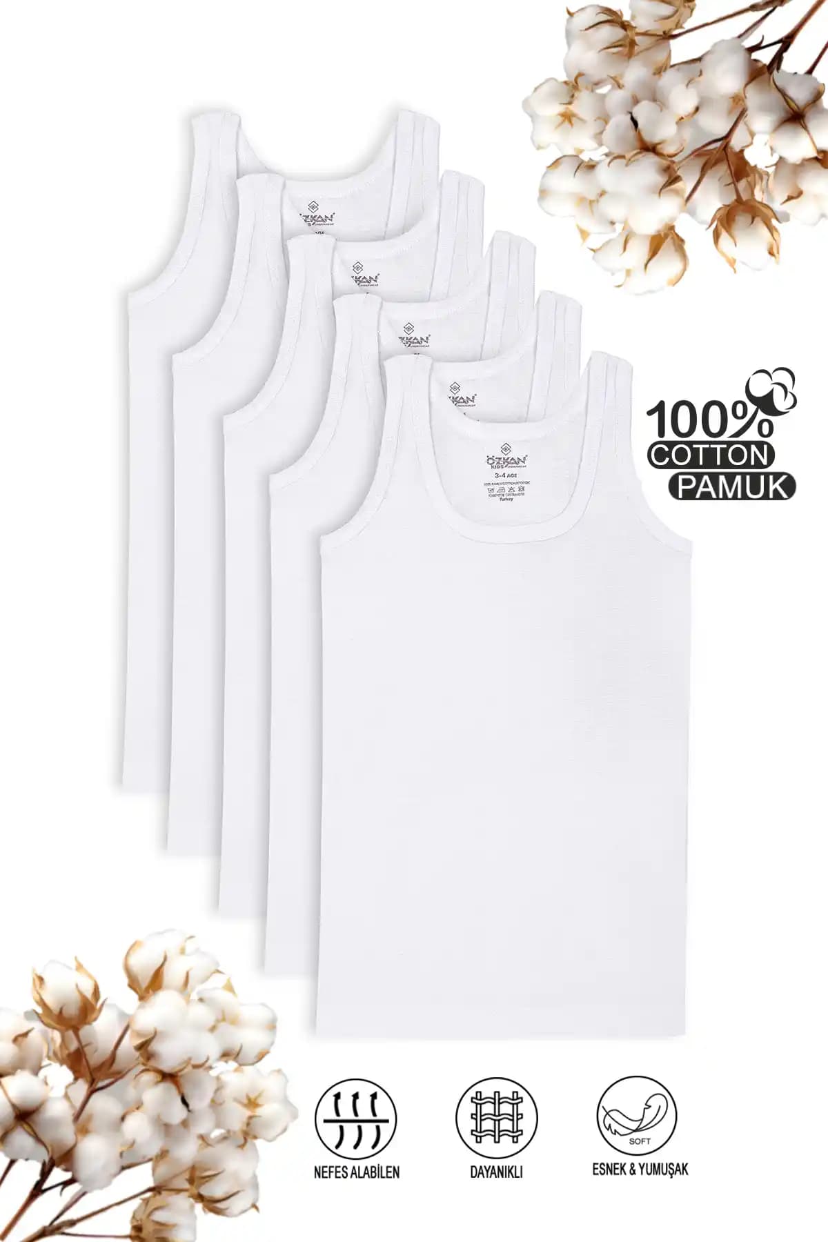 Özkan 0801 Erkek Çocuk Atletleri: Konforlu ve Dayanıklı Günlük Giyim Seçeneği