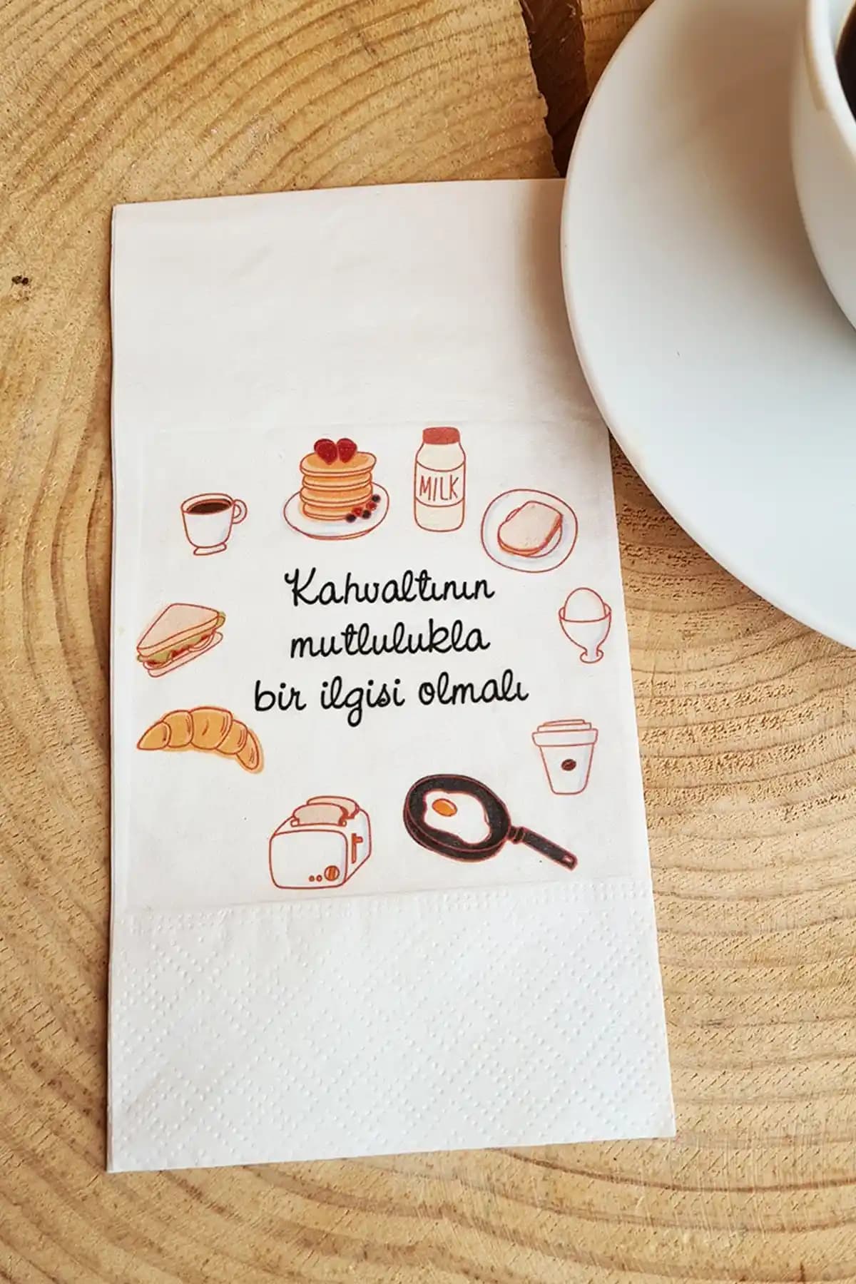 PEKSHOP Sunum Peçetesi: Şık ve Dayanıklı Çift Katlı Desenli Peçete Ürünü