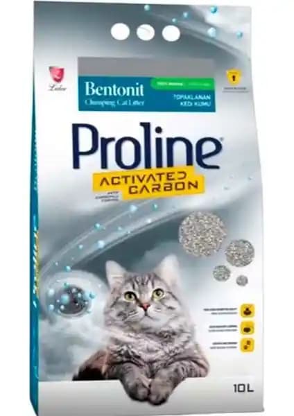 ProLine Aktif Karbonlu Bentonit Kedi Kumu: Yüksek Performans ve Hijyen İçin Güvenilir Seçenek