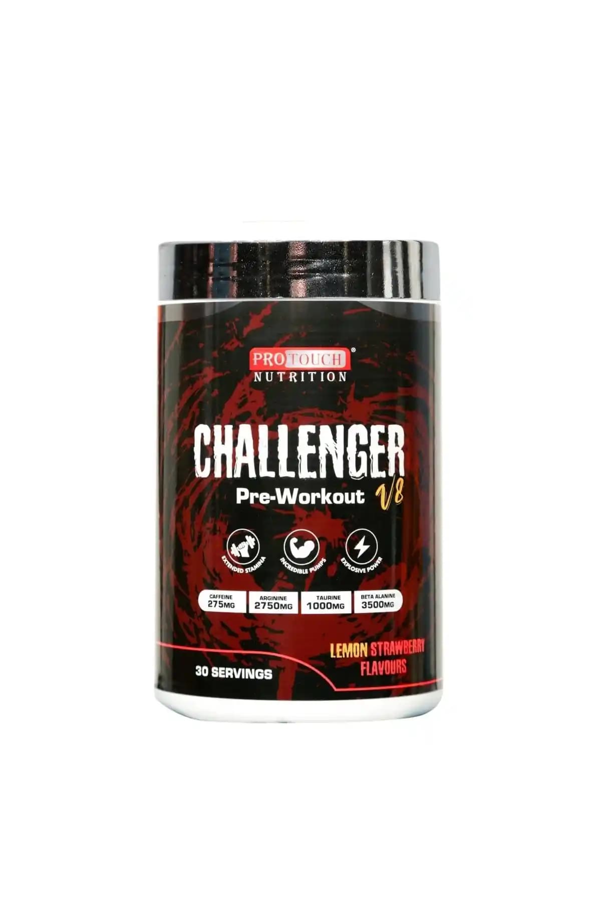 Protouch Challenger V8 Pre-Workout Güç ve Dayanıklılık Artırıcı Performans Takviyesi