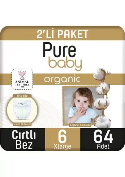 Pure Baby Organik Pamuklu Cırtlı Bez Karşılaştırması 6 ve 5 Numara Bebek Bezleri Analizi