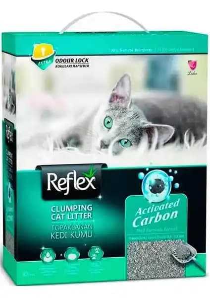 Reflex Aktif Karbonlu Topaklanan Kedi Kumu 6 Lt Hijyen ve Koku Kontrolü Sağlar