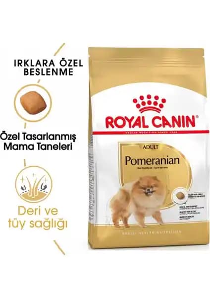Royal Canin Pomeranian Kuru Köpek Maması Sağlıklı ve Parlak Tüyler İçin Uzman Formül
