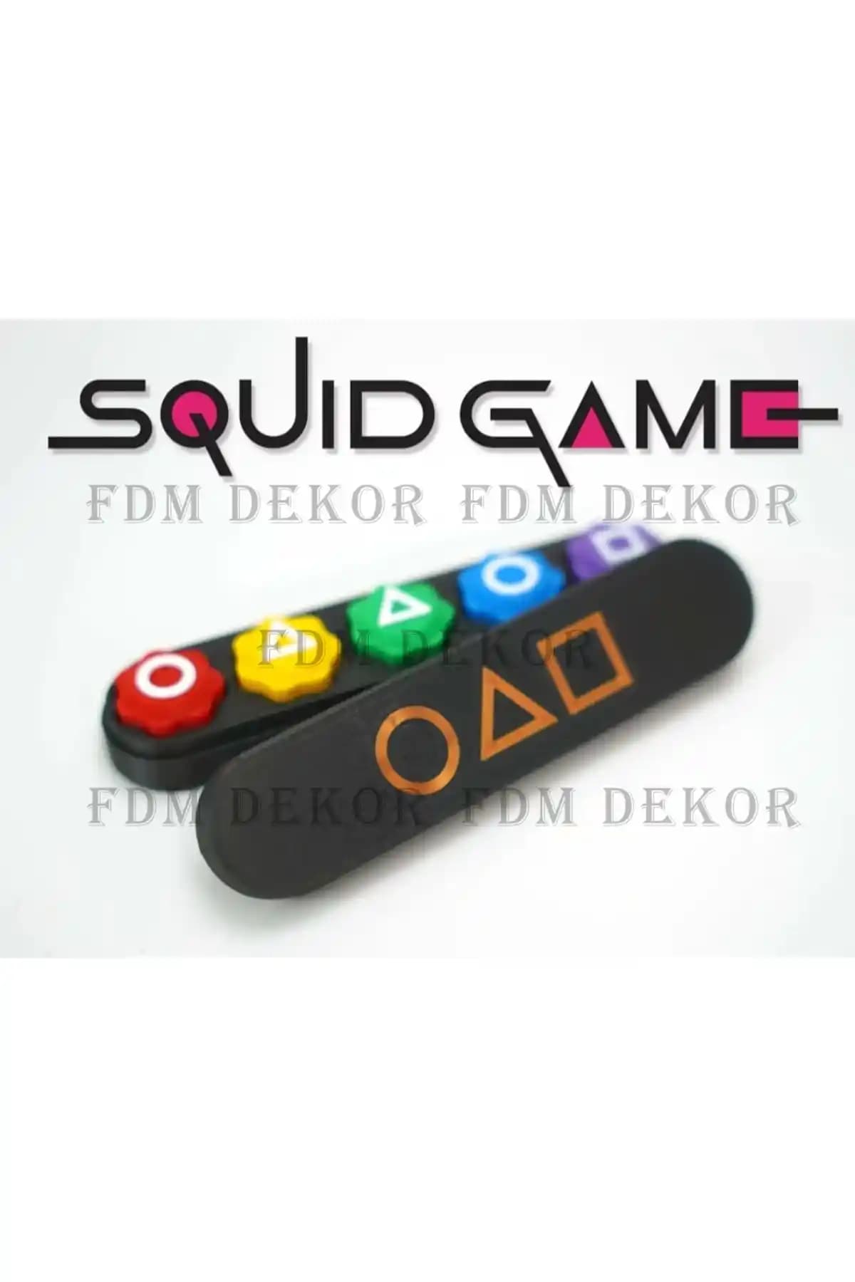 Squid Game Temalı 5 Taş Oyunu Çocuklar ve Yetişkinler İçin Eğlenceli Masa Oyunu