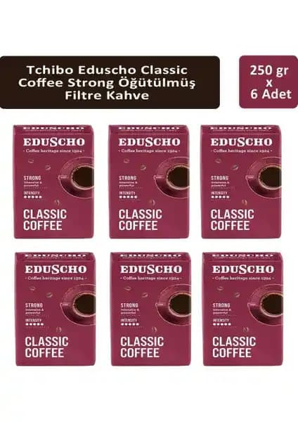 Tchibo Eduscho Classic Coffee Strong: Yoğun ve Güçlü Filtre Kahve Deneyimi