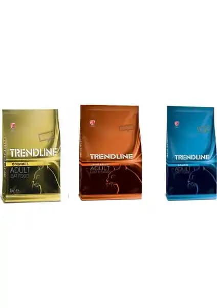 Trendline Yetişkin Kedi Maması 3'lü Set: Sağlıklı ve Lezzetli Bir Beslenme Seçeneği