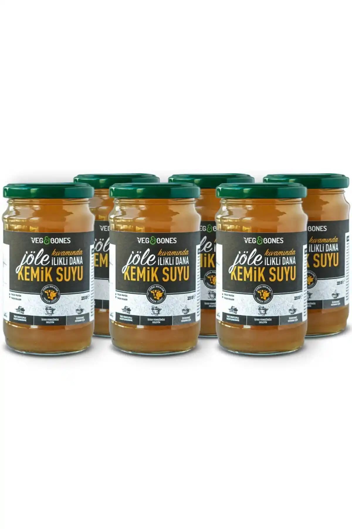 Veg&Bones Jöle Kıvamında İlikli Dana Kemik Suyu: Doğal ve Besleyici Bir Lezzet Deneyimi