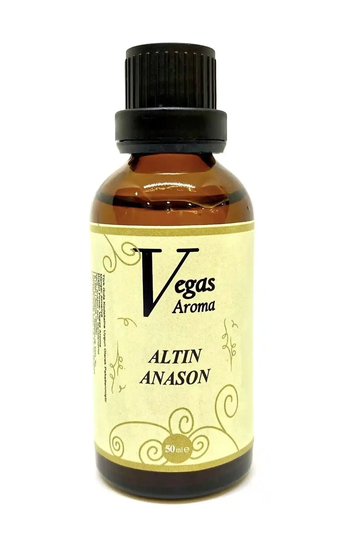 Vegas Aroma Altın Seri Anason Yağı: Doğal ve Yüksek Kalite Anason Aroması