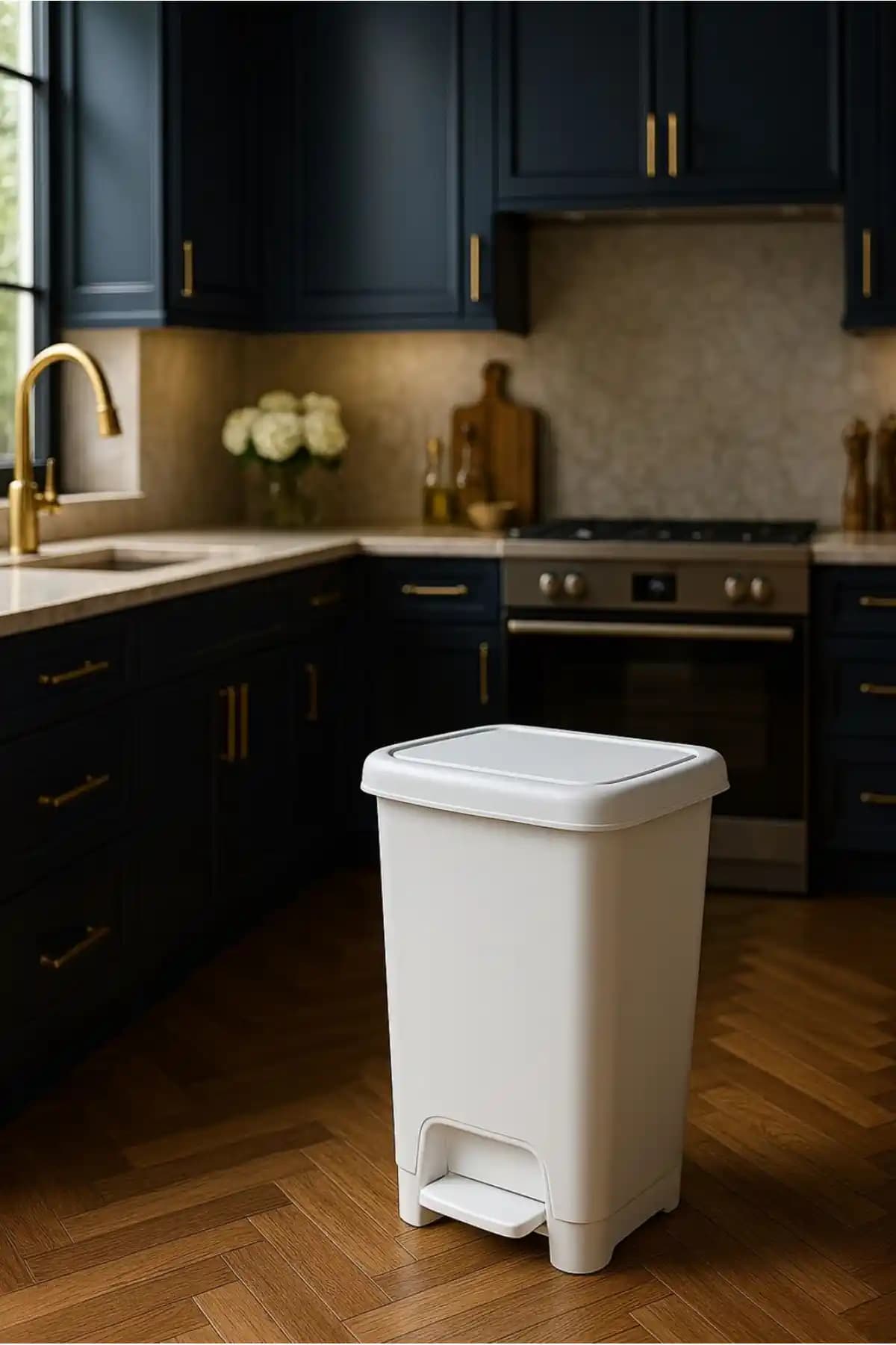 Veliday 25 Lt Slim Pedallı Çöp Kovası Modern ve Kullanışlı Tasarımıyla Göz Kamaştırıyor