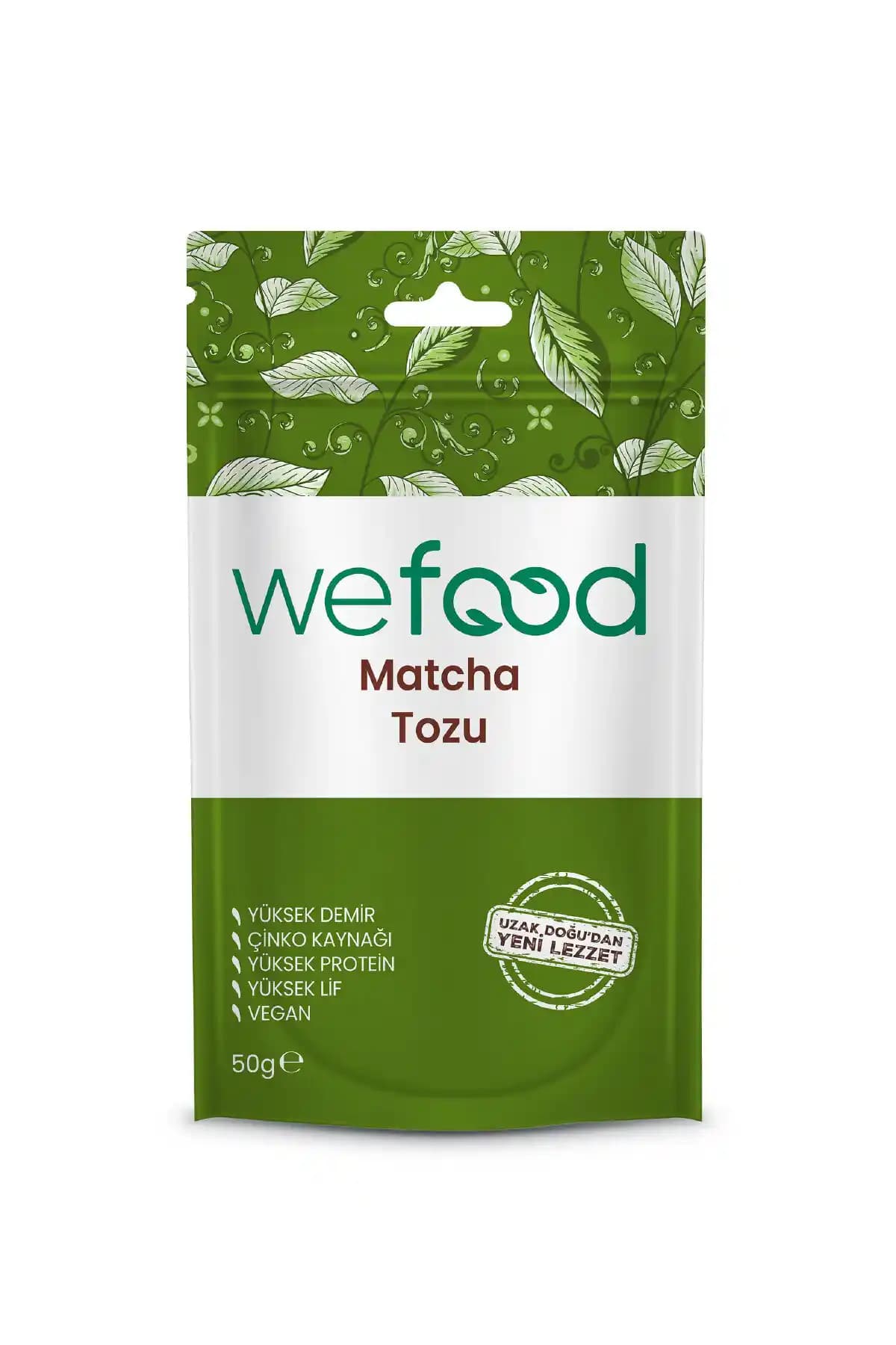 Wefood Matcha Tozu 50g Sağlıklı ve Doğal Matcha Tozu Ürünü Türkiye’de Üretilmiş
