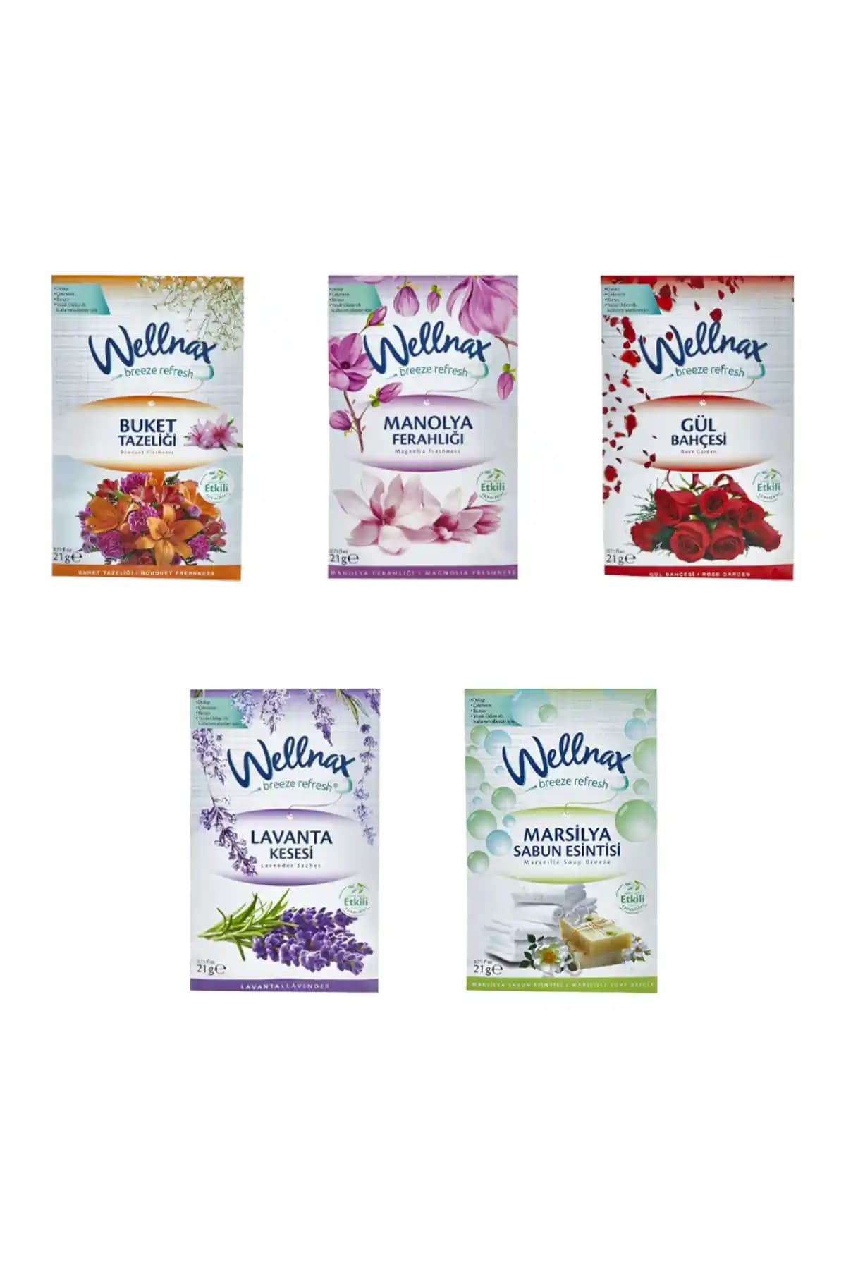 Wellnax Dolap Çekmece Koku Ürünü: Uzun Süreli ve Doğal Aromalarla Ferahlatıcı Deneyim