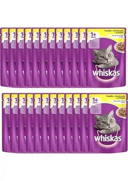 Whiskas Adult Tavuklu Yaş Kedi Maması: Sağlıklı ve Dengeli Beslenme İçin Uygun Seçenek