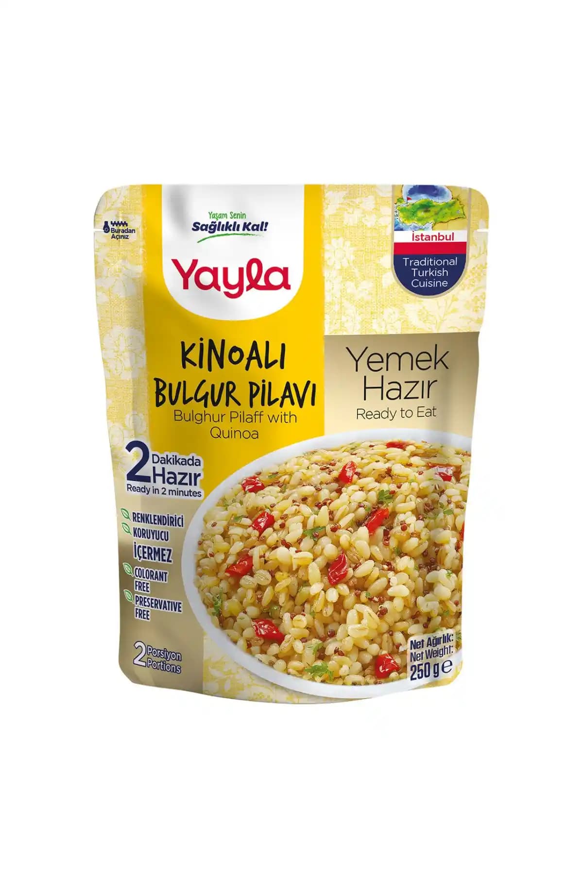 Yayla Yemek Hazır Kinoalı Bulgur Pilavı: Pratik ve Sağlıklı Bir Öğün Seçeneği