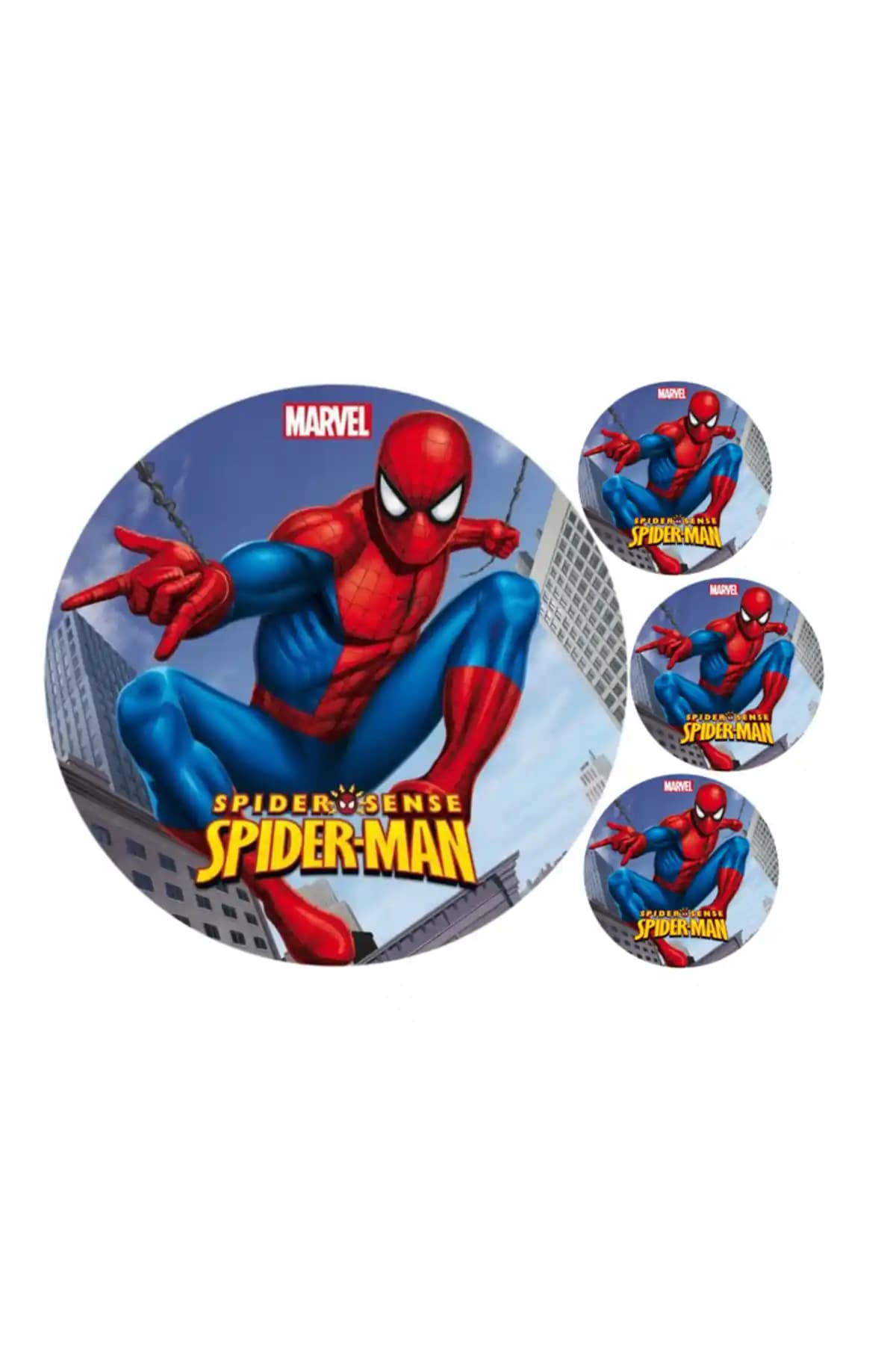 Yenilebilir Wafer Paper Spiderman: Pasta Süsleme İçin Pratik ve Renkli Çözüm