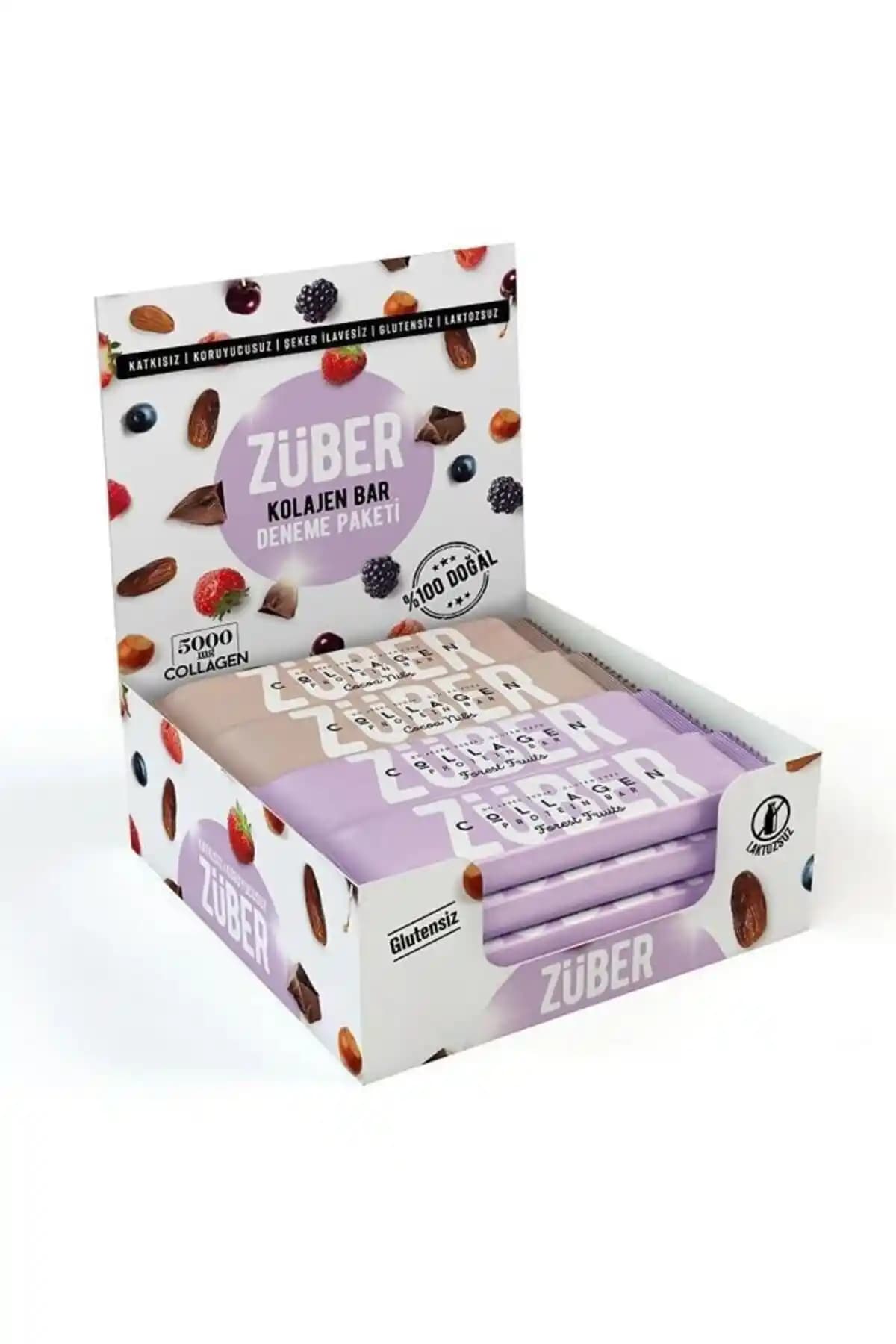 Züber Kolajen Protein Bar Deneme Paketi Sağlıklı ve Lezzetli Atıştırmalık Seçeneği