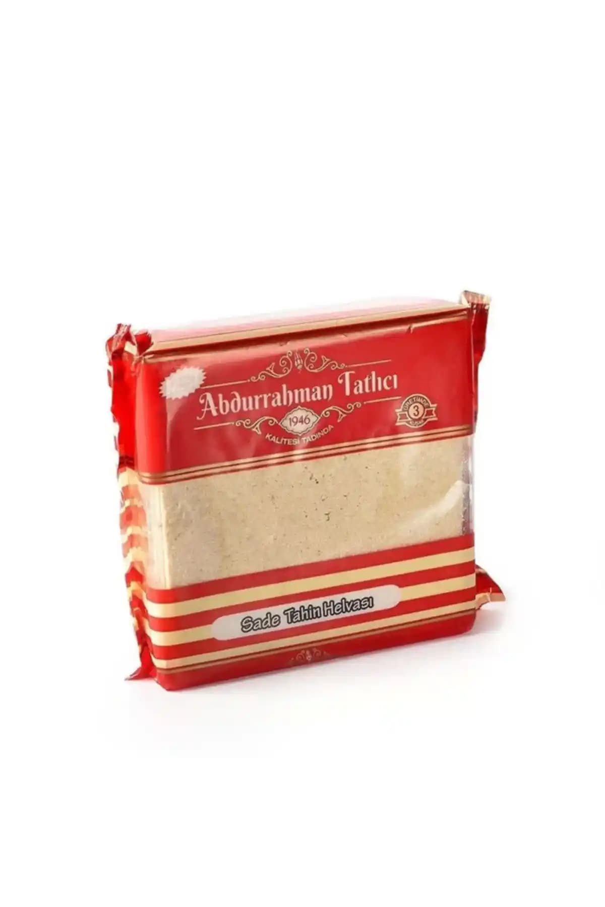 Abdurrahman Tatlıcı Sade Tahin Helvası 300 g – 6'lı Paket, Gluten ve Süt İçermeyen