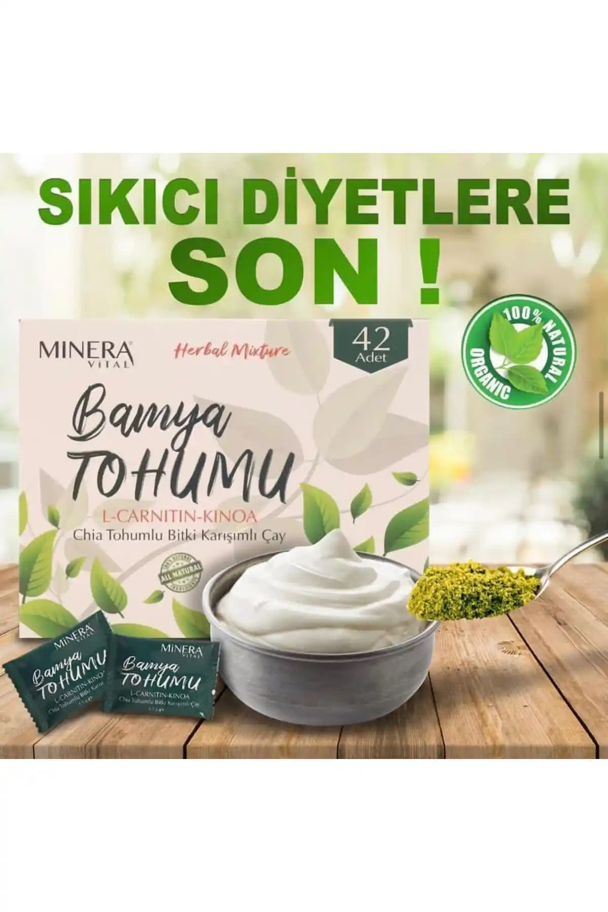 MİNERA VİTAL Bamya Tohumu Form Çayı ile Sindirim Desteği ve Dengeli İştah Kontrolü