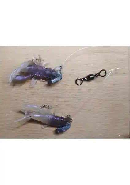 Aldos Levrek Avcısı Silikon Yem Mamun Takımı ve Sabiki Pembe Karides Takımı Karşılaştırması