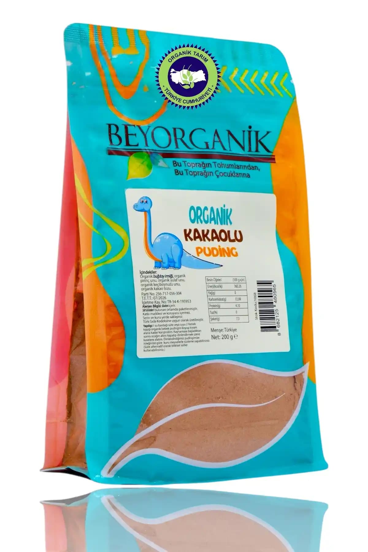 BeyOrganik Organik Kakao Puding Sağlıklı ve Doğal İçeriklerle Hazırlanmış Bir Tatlı Seçeneği