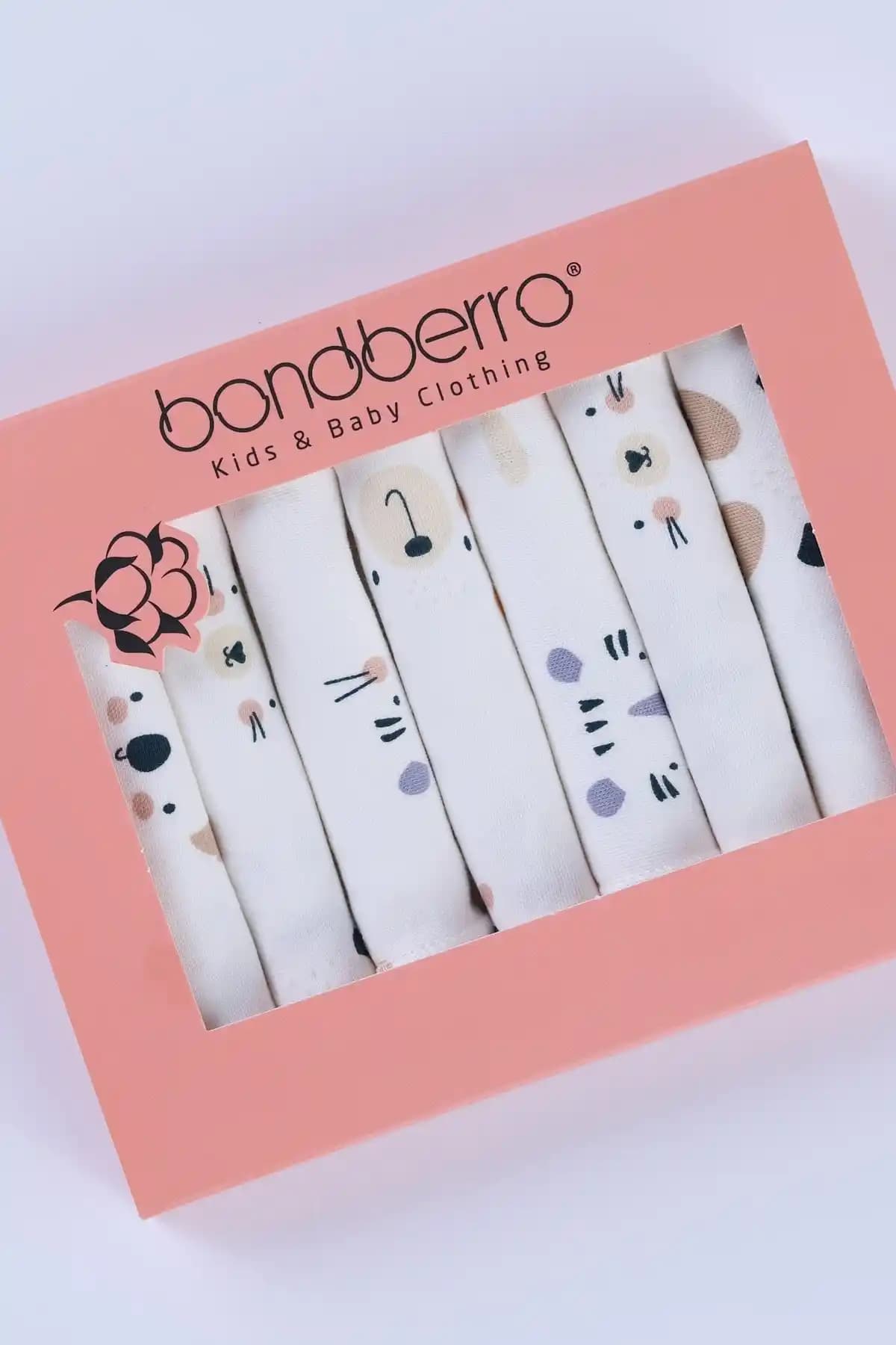 Bondberro 7'li Doğal Pamuk Ağız Silme Mendili - Yüksek Kalite ve Güvenilir Temizlik