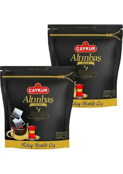 Çaykur Altınbaş 1 kg Klasik Demlik Poşet Çay: Yüksek Kalite ve Pratik Kullanım İçin Uygun