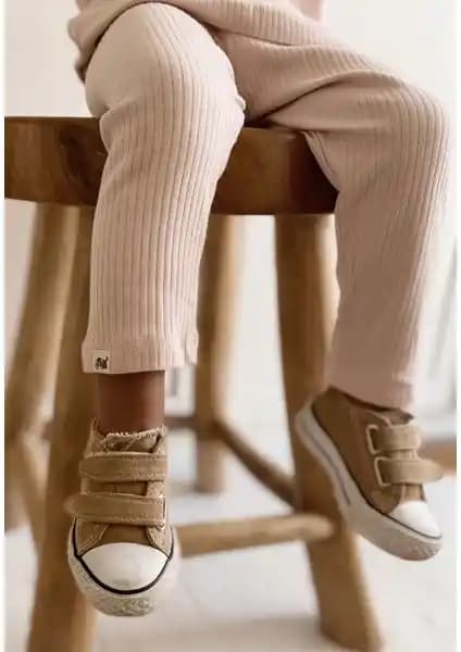 Cigit Fitilli Tayt 0-5 Yaş Pudra Pembe Konfor ve Şıklık Sunan Bebek ve Çocuk Taytı