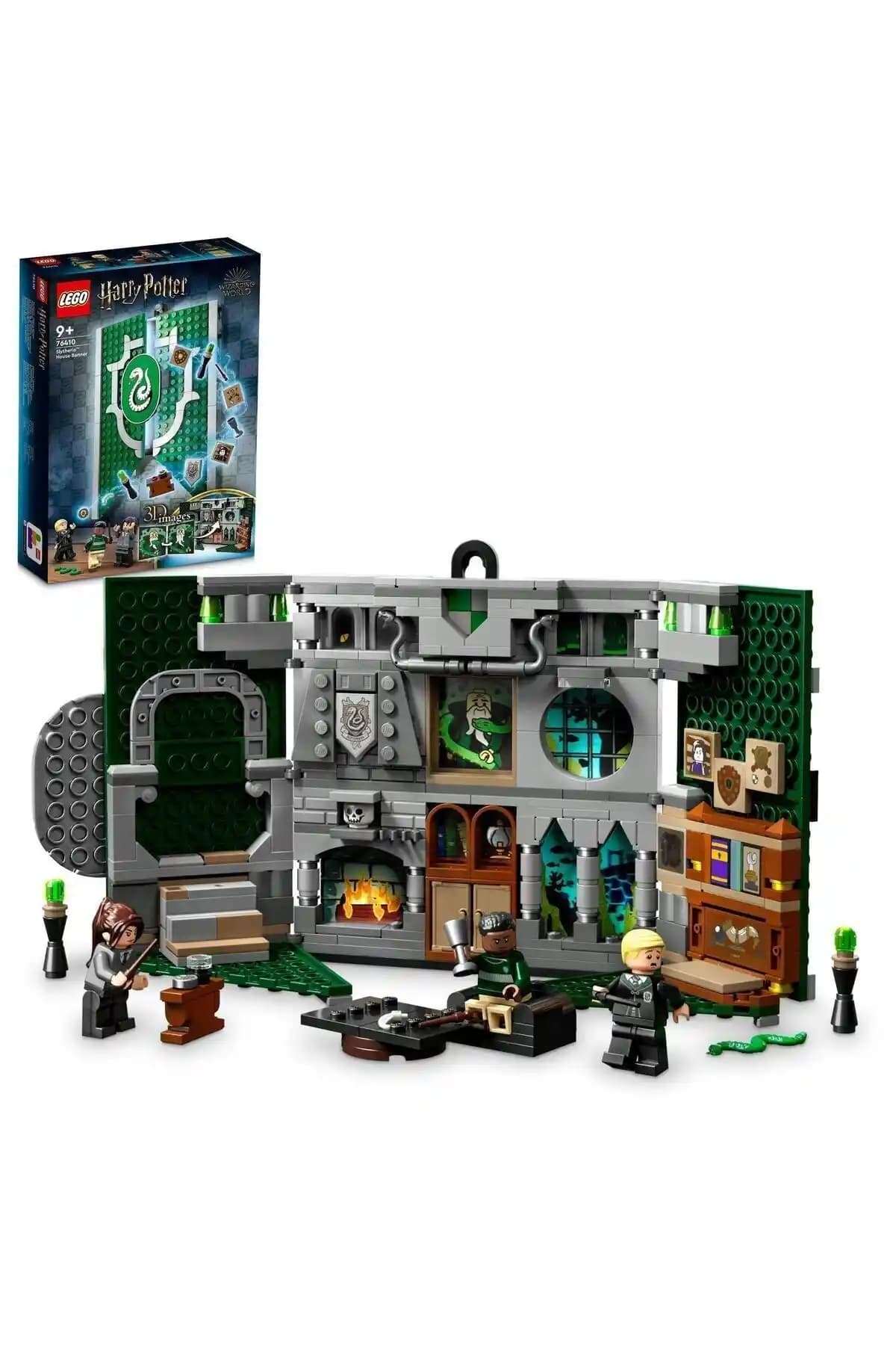 LEGO Harry Potter Slytherin Binası Bayrağı 76410 detaylı koleksiyon ve oyun deneyimi
