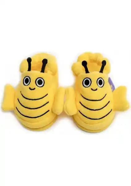 Milk&Moo Arı Vız Vız Çocuk Ev Terliği 2-4 Yaş için Eğlenceli ve Konforlu Tasarım