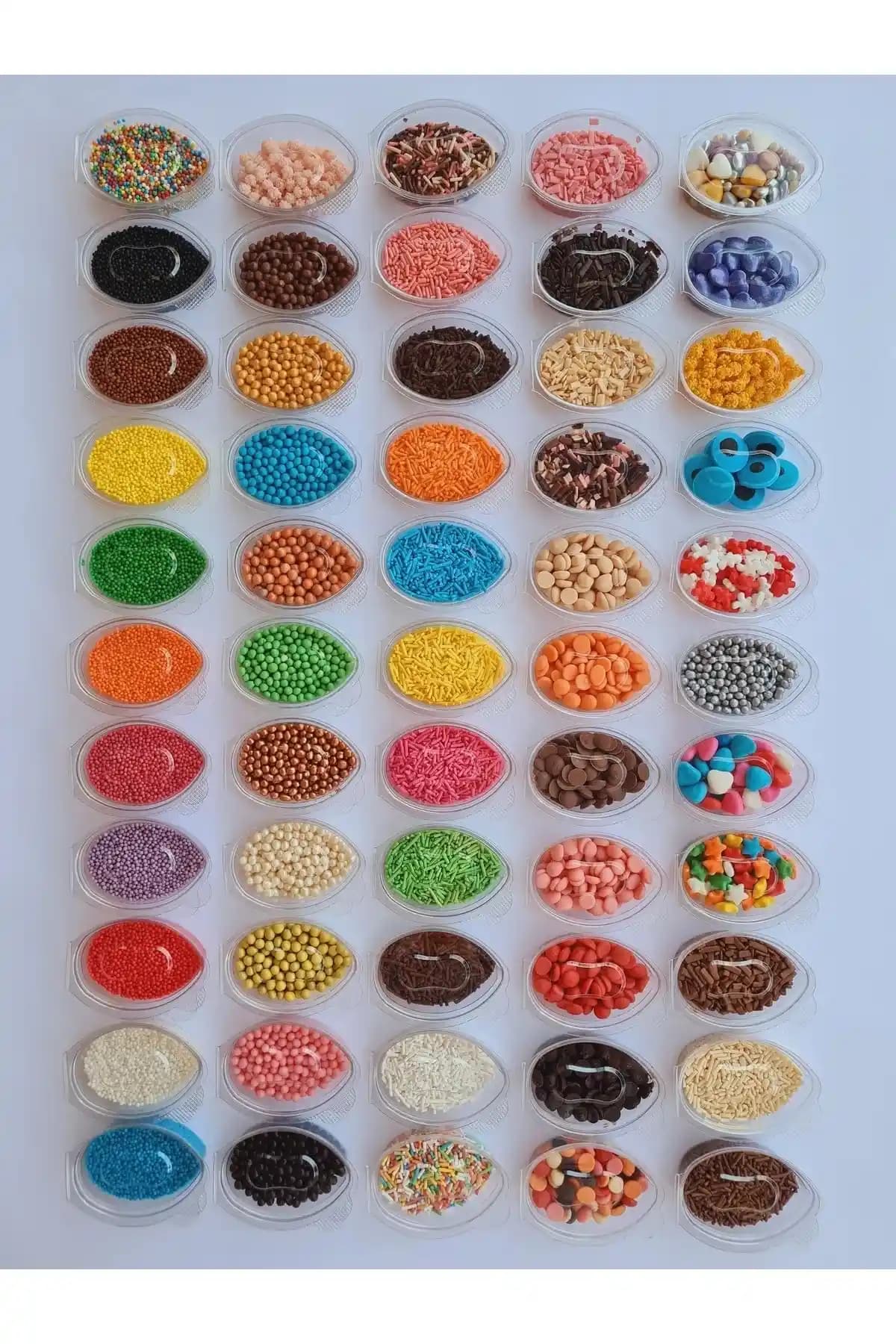 Mini Pasta Süsü Seti Renkli ve Yenilebilir Dekorasyon Seçenekleri