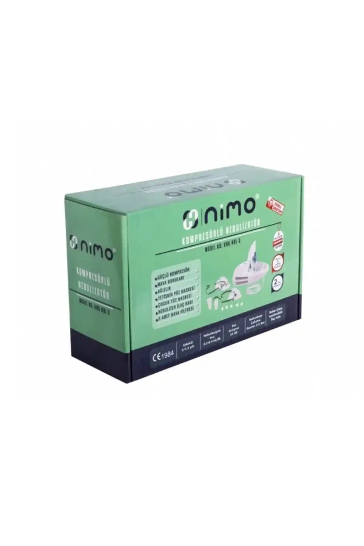 Nimo Kompresörlü Nebulizatör Cihazı Yetişkin ve Pediatrik Kullanım İçin Güvenilir Solunum Çözümü