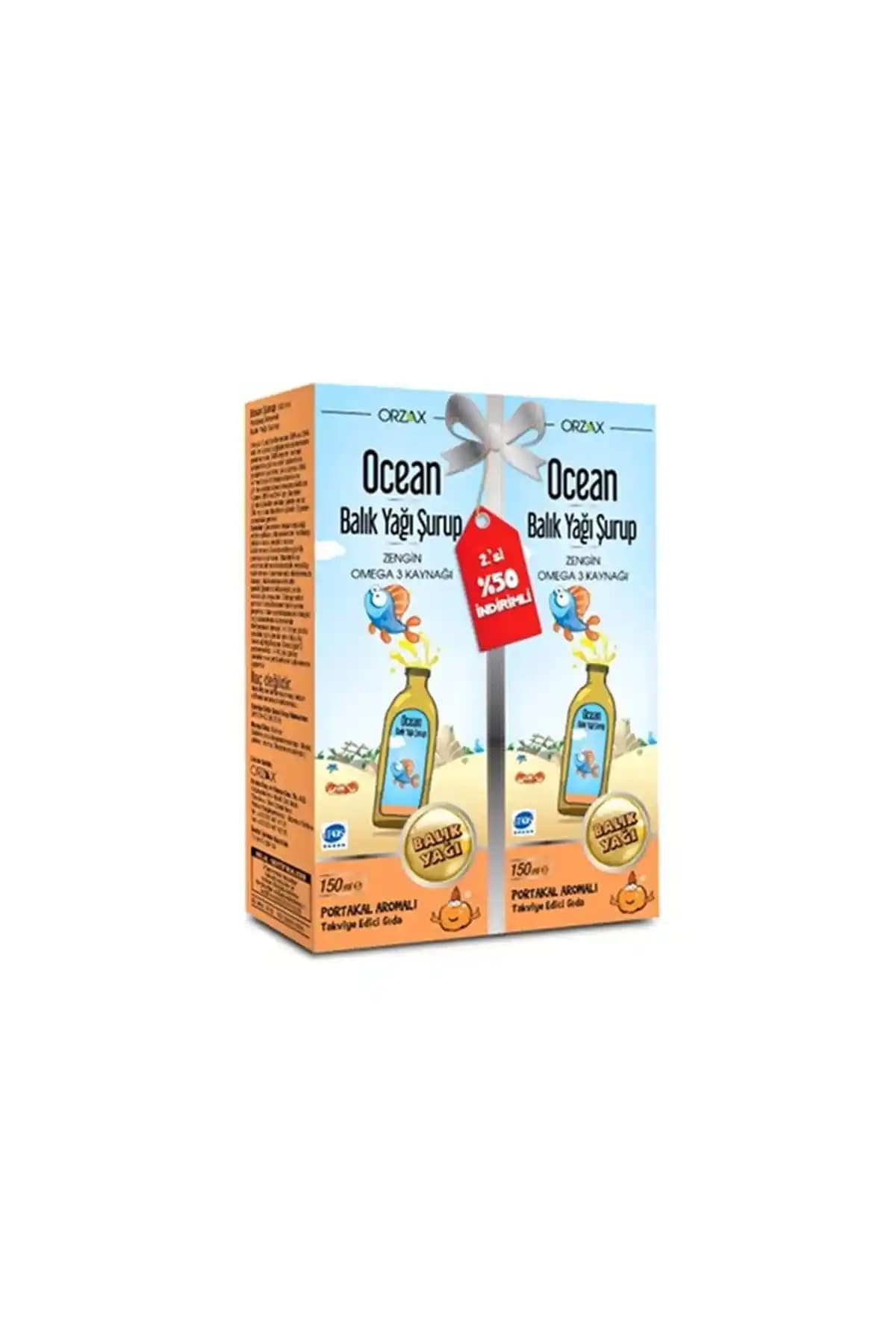 Ocean Balık Yağı Portakal Aromalı Şurup: Çocuklar ve Yetişkinler İçin Sağlıklı Takviye