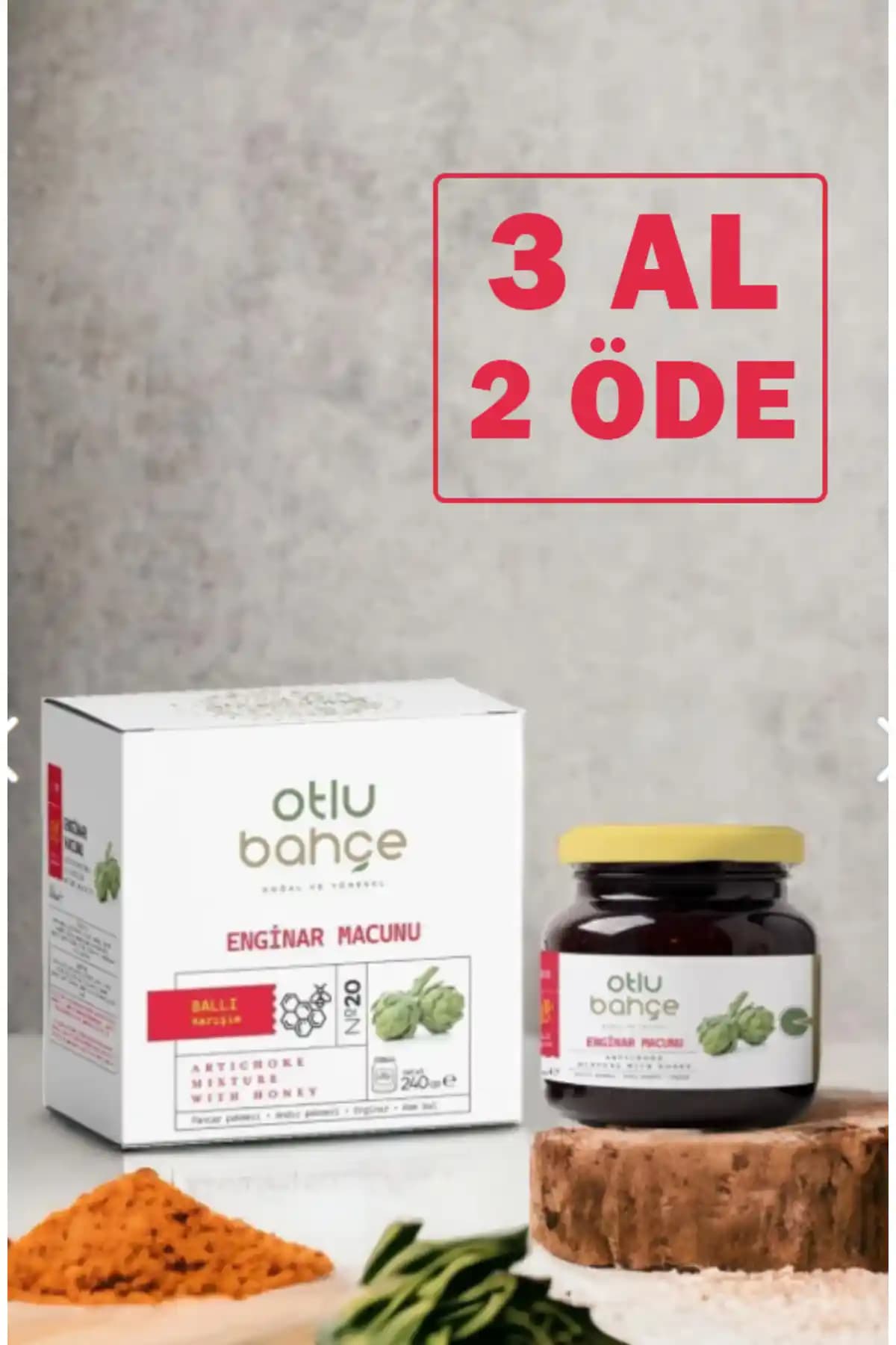 Otlu Bahçe Deve Dikeni Katkılı Enginar Macunu Sağlıklı Yaşam İçin Doğal Alternatif