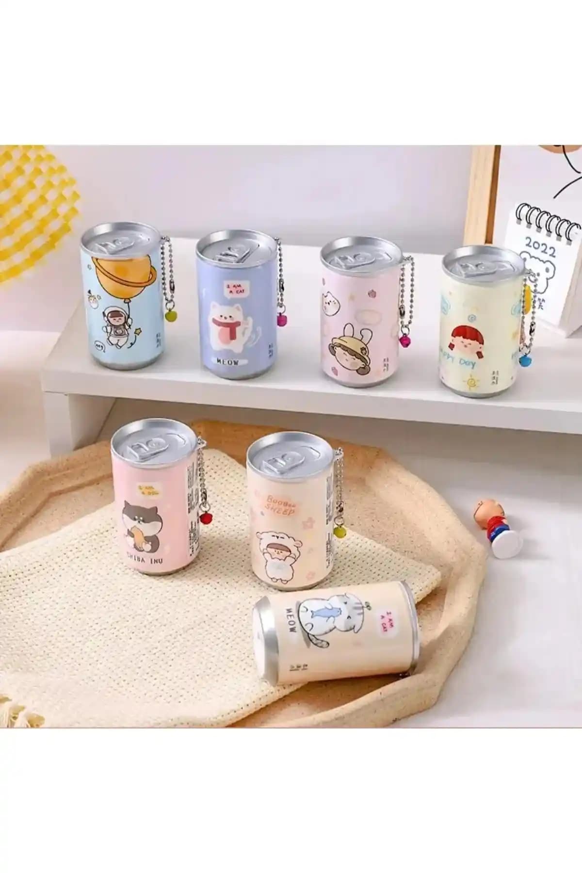 Seram Collection Sevimli Teneke Kutu Görünümlü Islak Mendil Anahtarlık Çanta Süsü