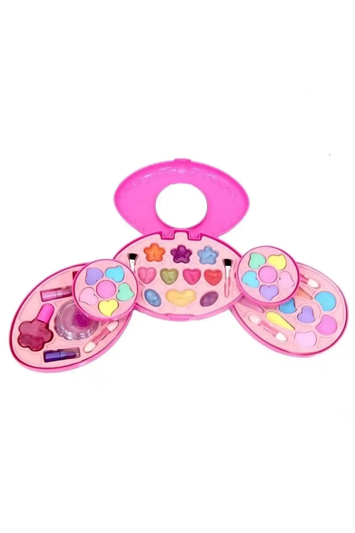 Tower Toys Renkli ve Güvenli Çocuk Makyaj Seti Prenses Temalı Eğlenceli Oyunlar