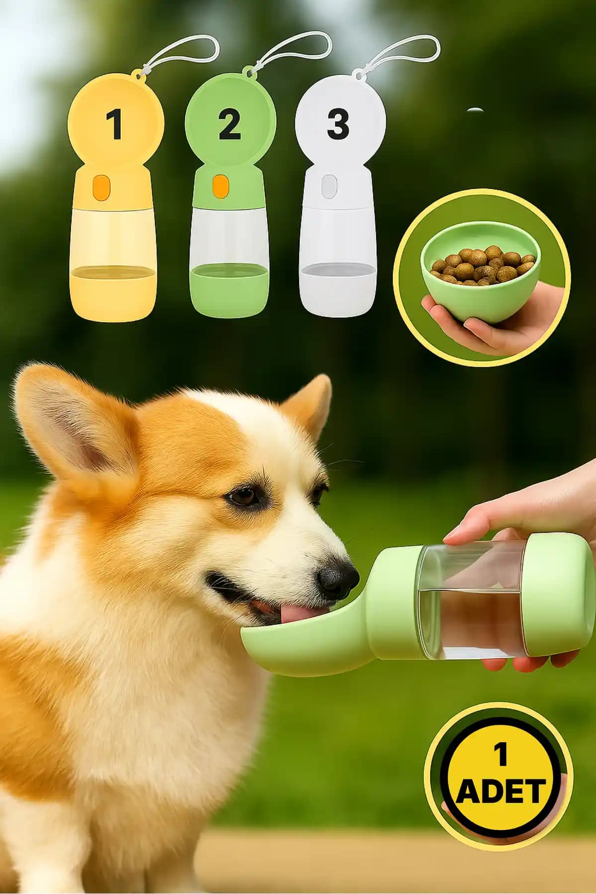 TOYFEST Kedi ve Köpek İçin Portatif Seyahat Suluk ve Mama Kabı Ürün Özellikleri ve Kullanım Avantajları