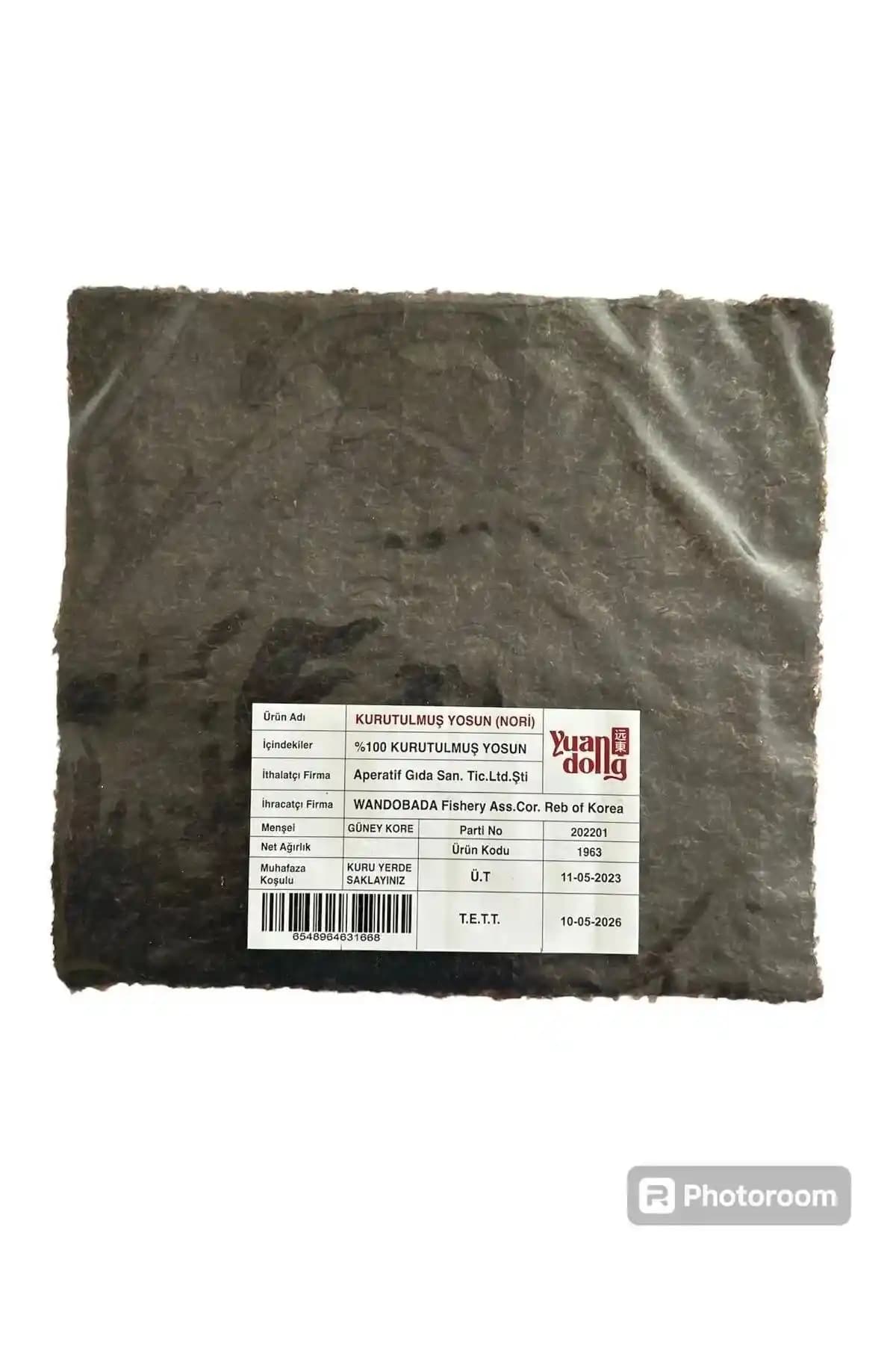 Yuandong Sushi Yosunu Güney Kore Menşei Yüksek Kalite ve Lezzetli Otantik Malzeme