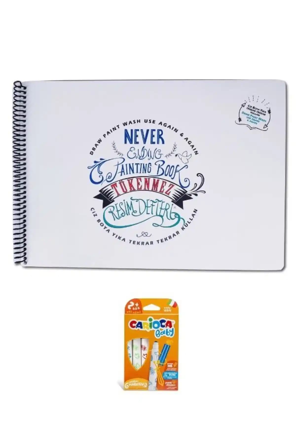 Akademi Çocuk Tükenmez Resim Defteri ve Carioca 6'lı Baby Kalem Seti Ürün İncelemesi