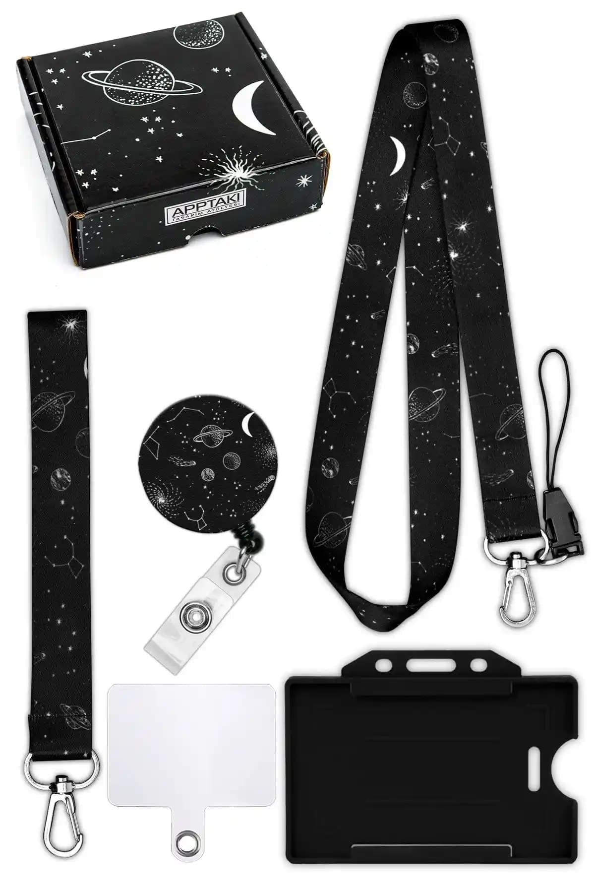 Apptakı Galaksi Takım Yılzı Setleri ve Boyun İpi Karşılaştırması