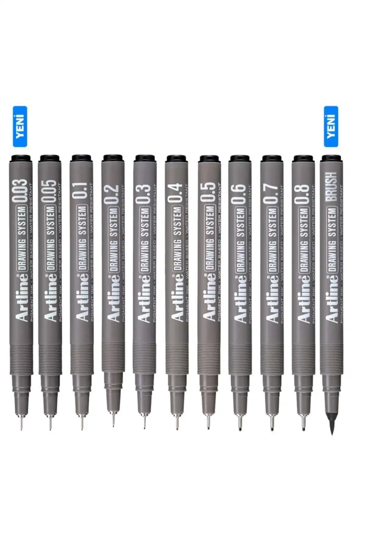 Artline ve Bruynzeel Sakura Pigma Micron Teknik Çizim Kalemleri Karşılaştırması 1