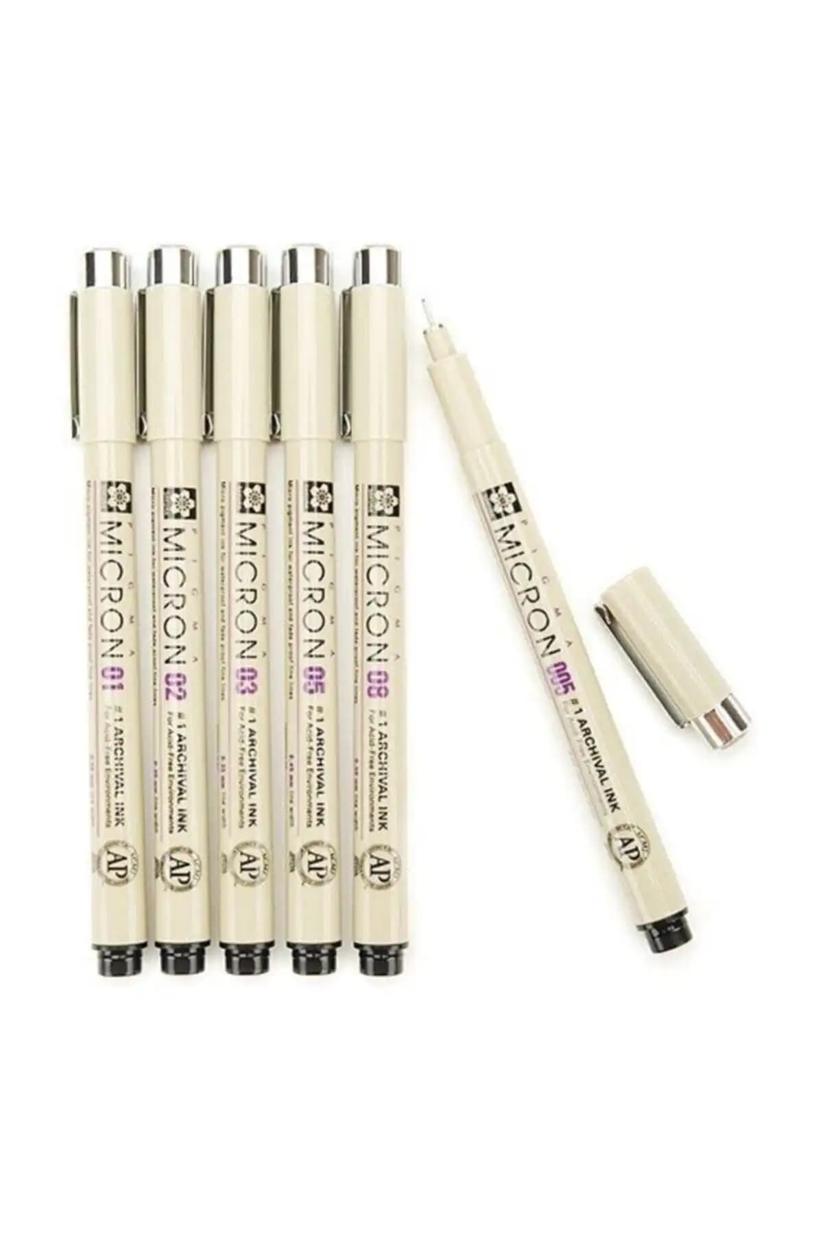 Artline ve Bruynzeel Sakura Pigma Micron Teknik Çizim Kalemleri Karşılaştırması 2