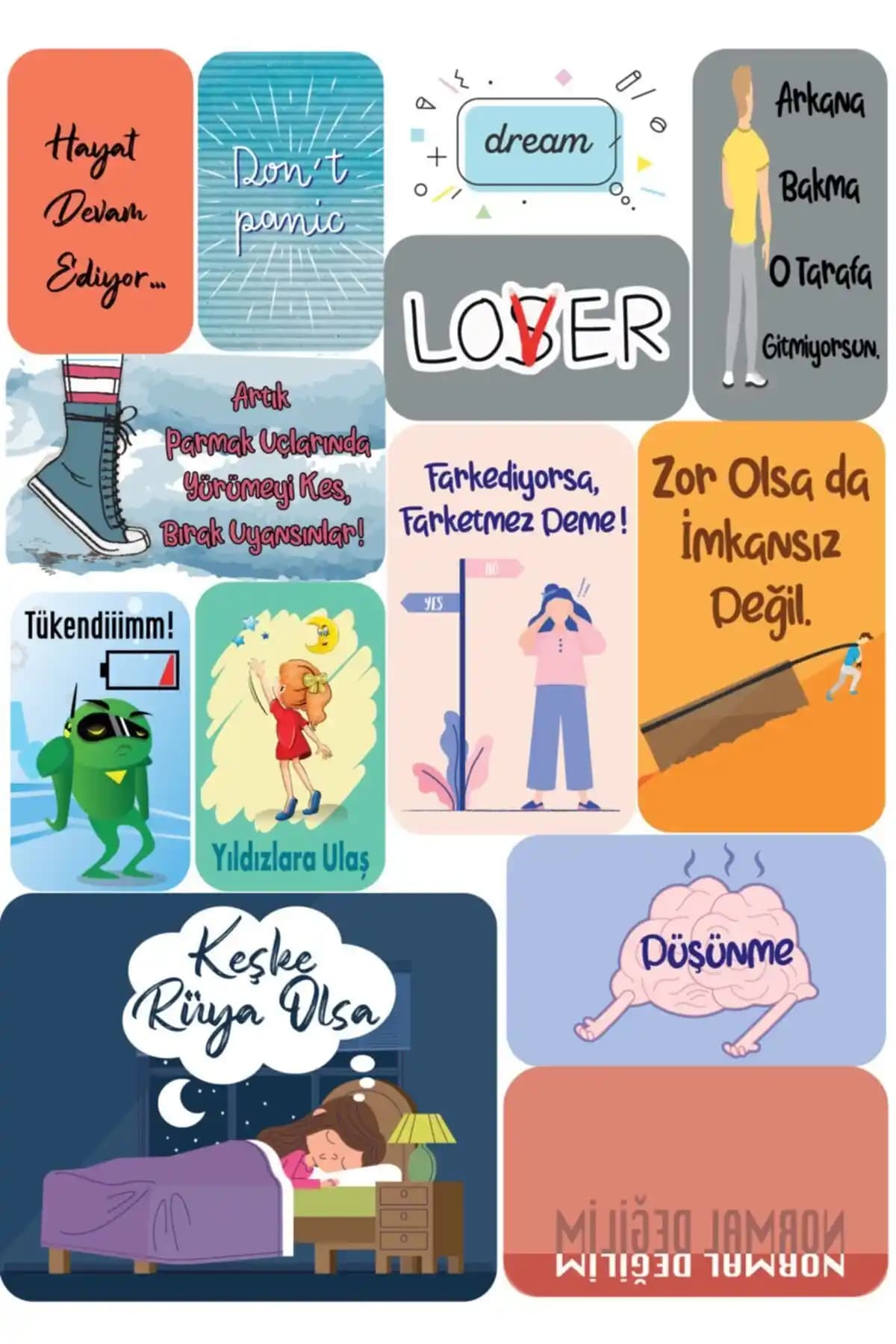 ColorTouch ve LiyaCraft Vintage Sticker Setleri Karşılaştırması ve Kullanım İpuçları