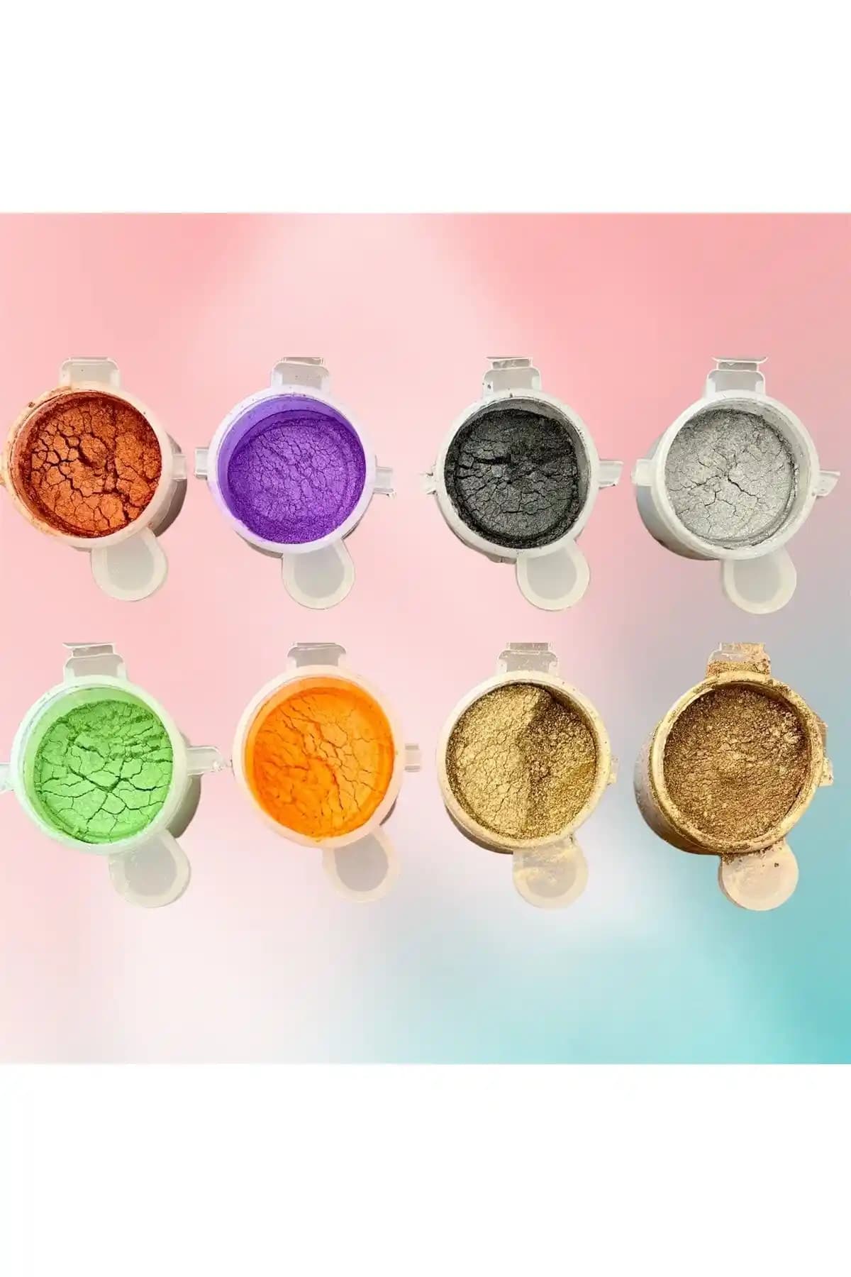 Epoksi Reçine ve Sedef Toz Pigment Seti: Çok Yönlü, Ekonomik ve Parlak Renkler Sunan Yaratıcı Malzeme
