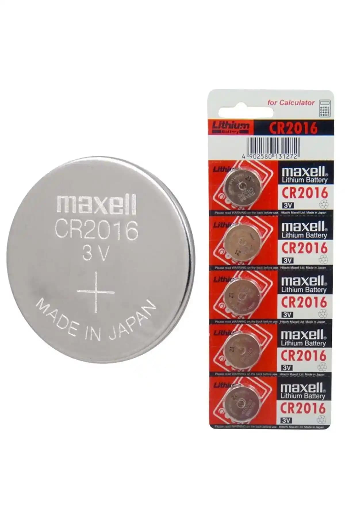 Maxell CR2016 Lithium Pil: Yüksek Performans ve Güvenilirlik İçin Ideal Seçenek