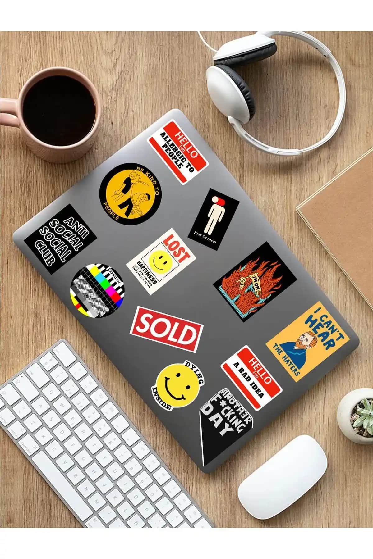 Mental Art Temalı AR Sticker Seti ile Cihazlarınızı ve Eşyalarınızı Kişiselleştirin