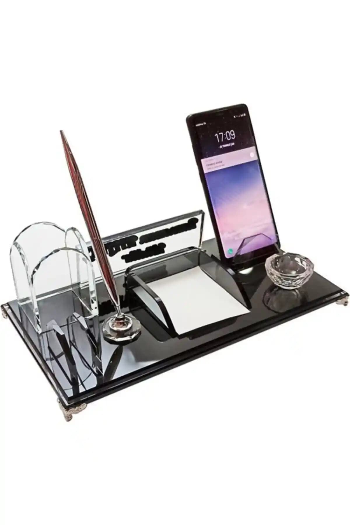 Mert Reklam Kristal Masa İsimliği ve Kalemlik Karşılaştırması ofis dekorasyonuna uygun ürünler