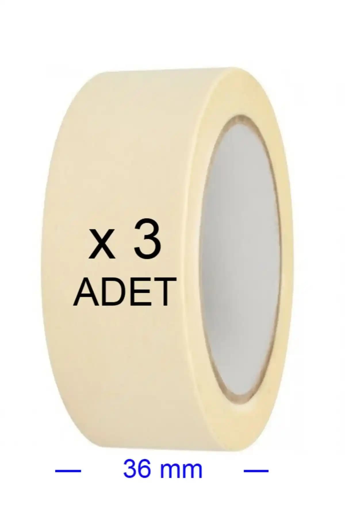 Nistabolje 3 Adet Kağıt Maskeleme Bandı İç Mekân Boyama ve Dekorasyon