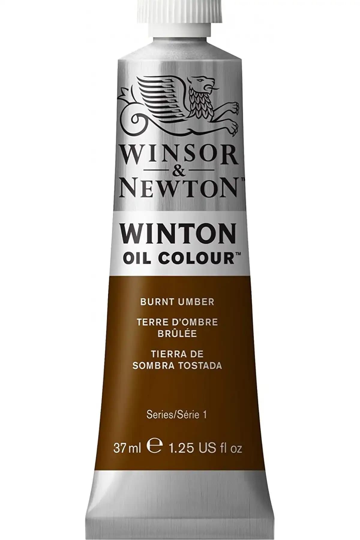 Winsor Newton Winton Yağlı Boya Karşılaştırması: Burnt Umber ve Cadmium Red Deep Hue 1