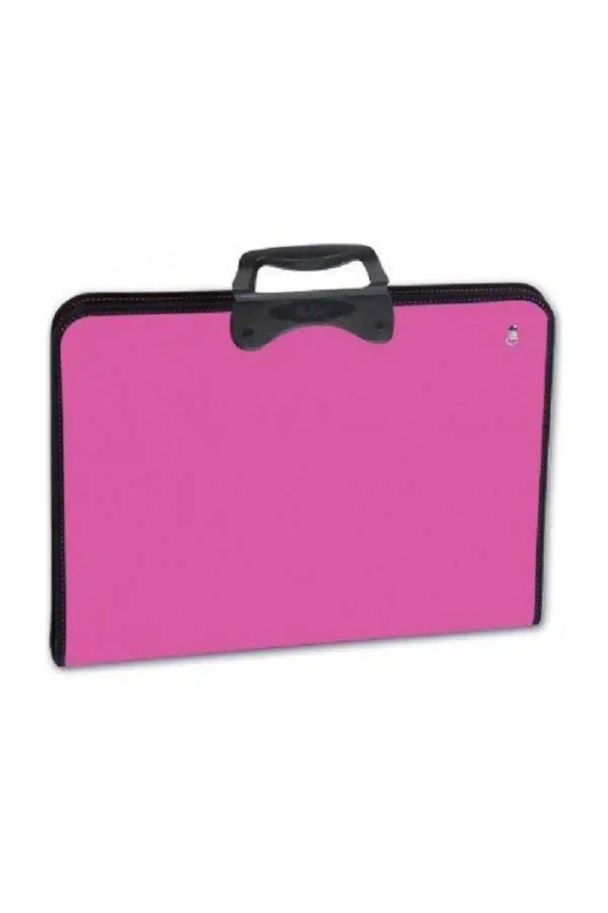Abka Teknik Resim Çantası Pembe 37x54 cm Geniş İç Hacim ve Kullanım Kolaylığı