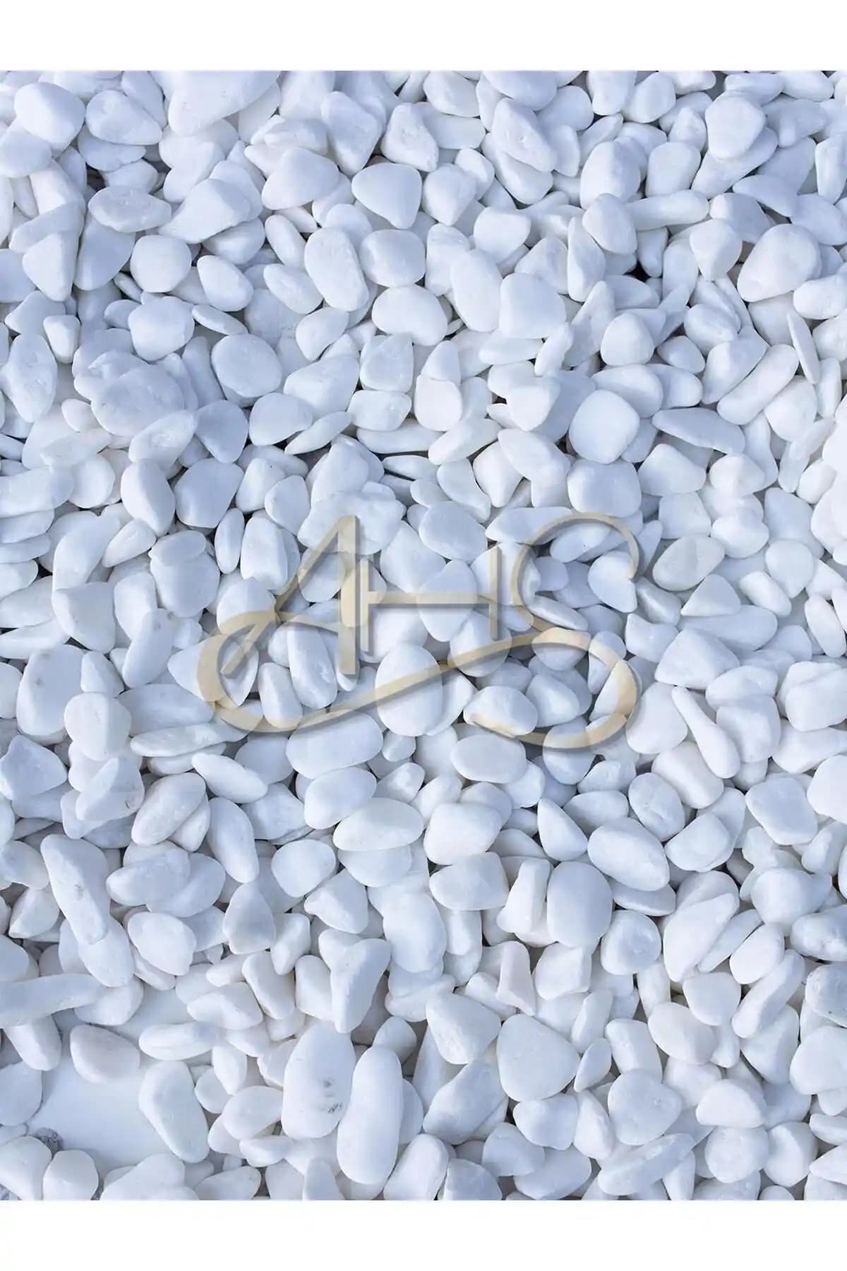 AHS Beyaz Dolomit Taş 10 Kg Bahçe ve İç Mekan Dekorasyonu için Doğal Süs Taşı