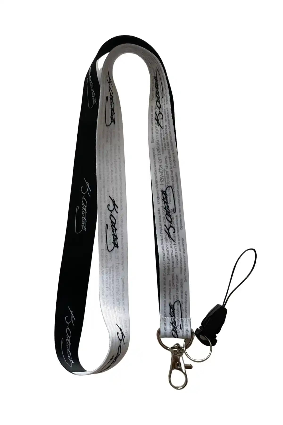 Atatürk Sözleriyle Süslenmiş Şık ve Dayanıklı Telefon Askısı - Çok Yönlü Kullanım